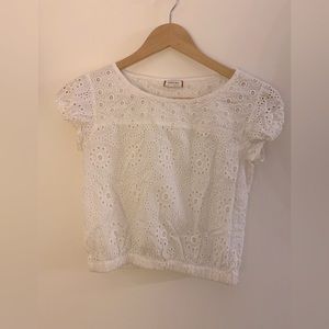 Cute eyelet crop, Sunday Best